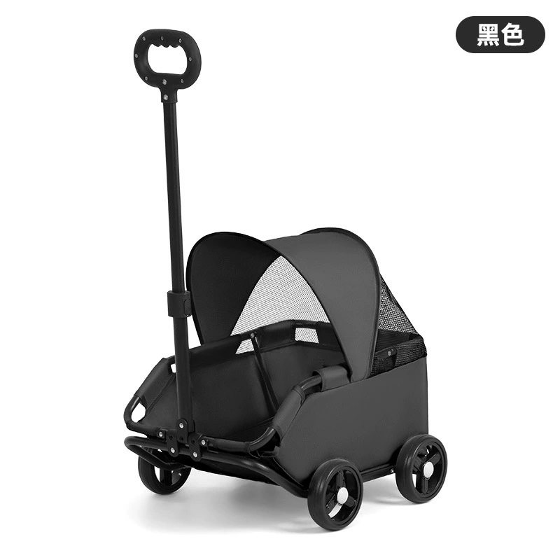 Double-layer cart to go out, pet, cat