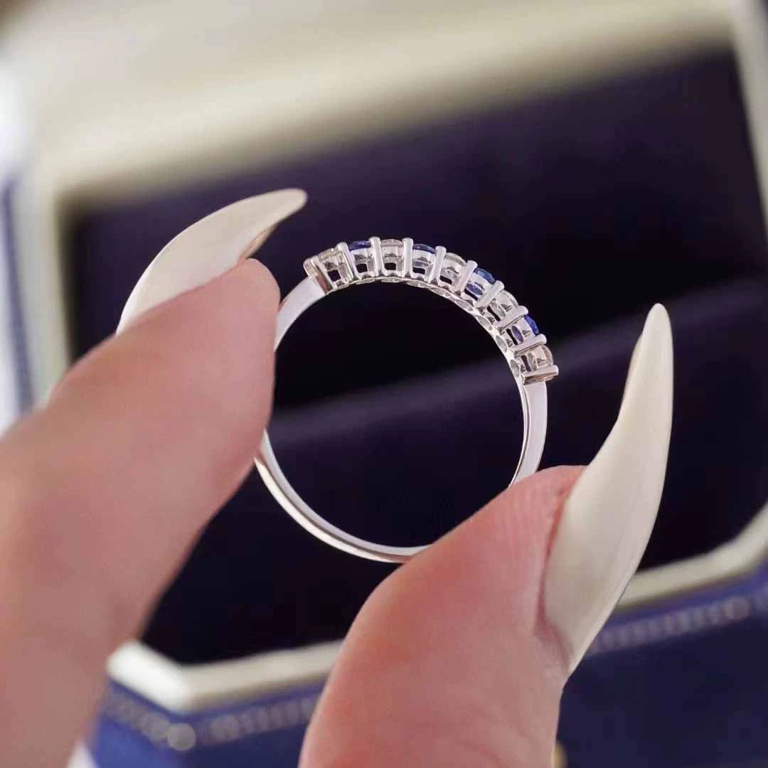 Small wedding ring, zirconium, simple and elegant design, light luxury style, internet celebrity, Birthday gift, on index finger, wholesale