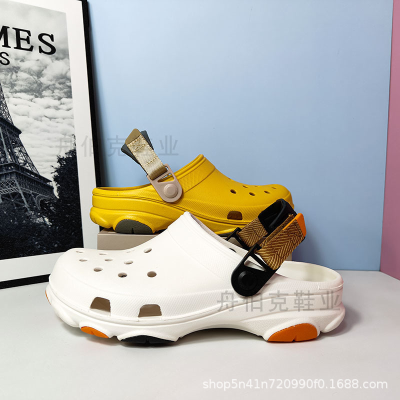 Cross Trilin Clogs for Men and Women, Couple Style, Summer Non-Slip Lightweight Thick-Soled Closed-Toe Beach Sandals Wholesale Cross Trilin Clogs for Men and Women, Couple Style, Summer Non-Slip Lightweight Thick-Soled Closed-Toe Beach Sandals Wholesale