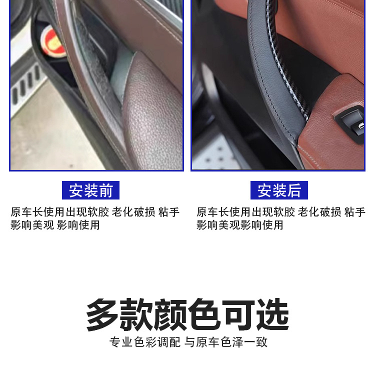 Suitable for Bmw X5X6 Door Handle Cover E70 E71 Inner Handle Inner Armrest Protective Cover F15 F16