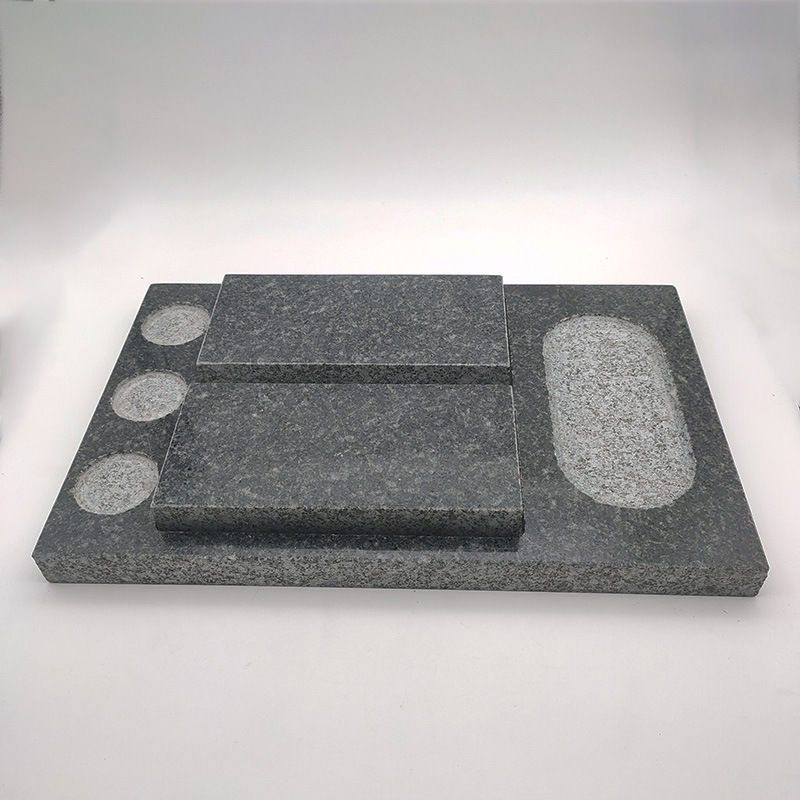 Customized Granite Western Steak Barbecue Plate Barbecue Slate Dinner Plate Pizza Plate