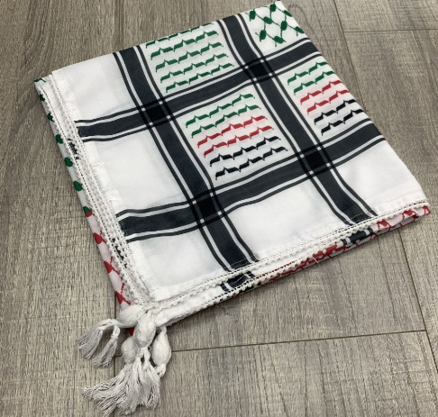跨境中东迪拜沙特阿拉伯方巾Keffiyeh scarves印花头巾head scarf 跨境中东迪拜沙特阿拉伯方巾Keffiyeh scarves印花头巾head scarf
