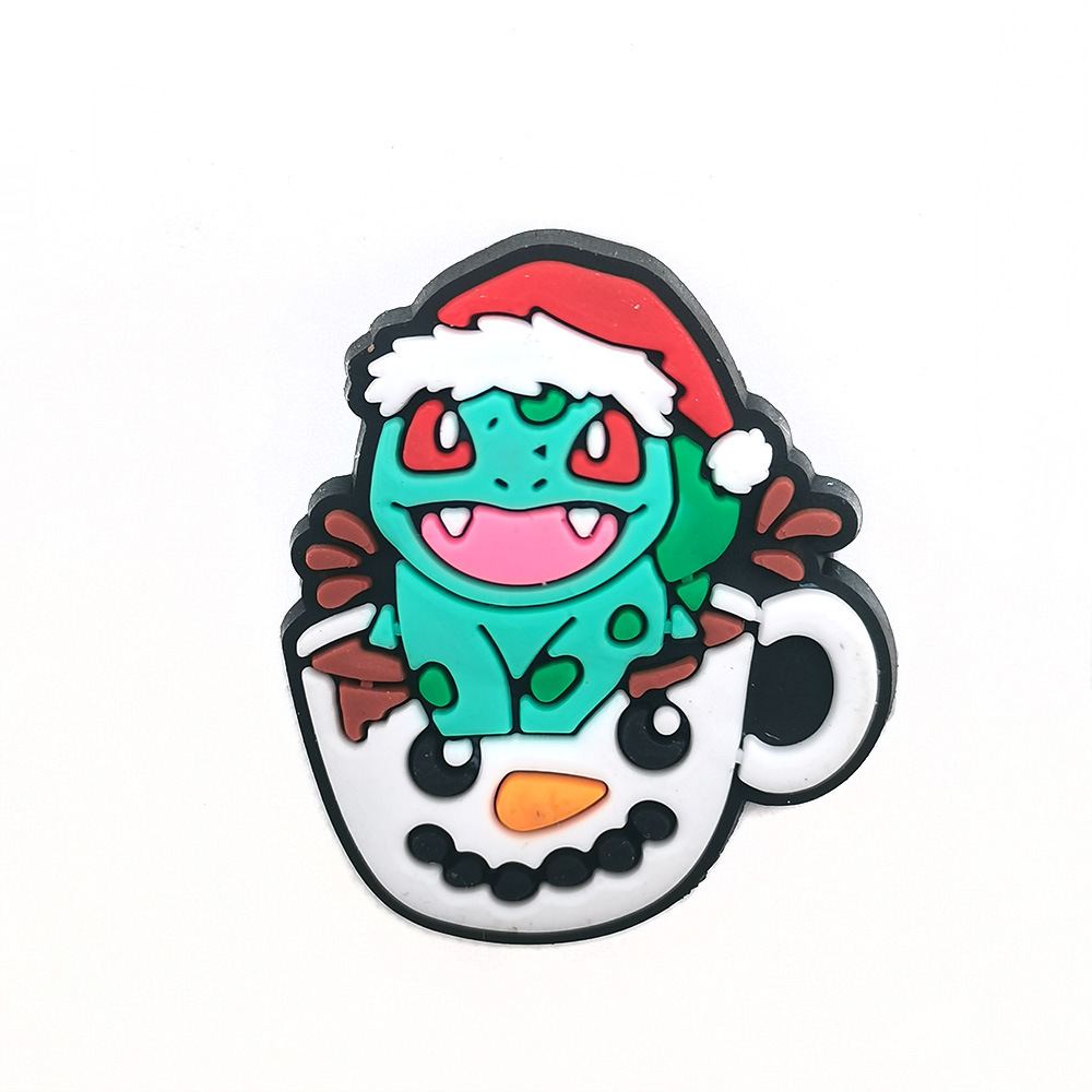 Nuevos zapatos de Navidad flor zapatos de playa con hebilla decorativa