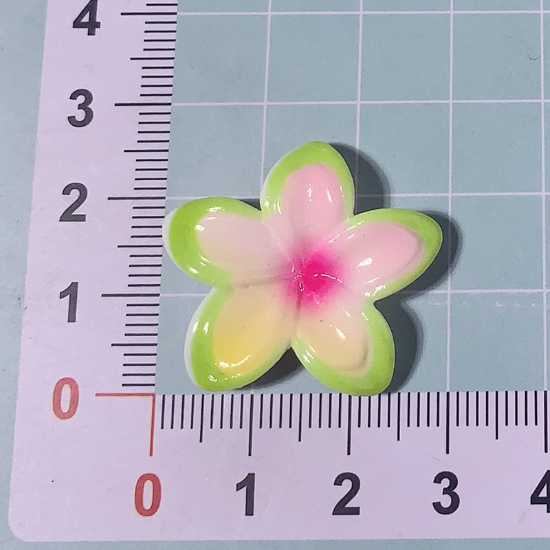 Accesorios de resina de flor brillante resina diy flor de cerezo pegamento crema parche de caso de teléfono móvil toque de cabeza material de parche de clip de pelo