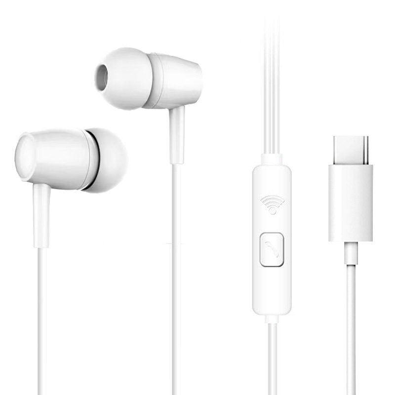 Apple OPPO Huawei 携帯電話 Android ユニバーサル ステレオ タイプ C ヘッドフォン卸売に適したクロスボーダー ヘッドフォン ワイヤー コントロール|undefined