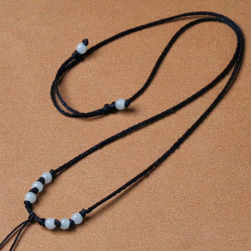 Simple Handmade Woven Pendant Cord for Men and Women, Jade Pendant Necklace Cord, Simple Red Cord Neck Strap