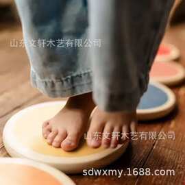 幼儿园过河石儿童感统训练器材踩踏石平衡垫脚石互动早教趣味