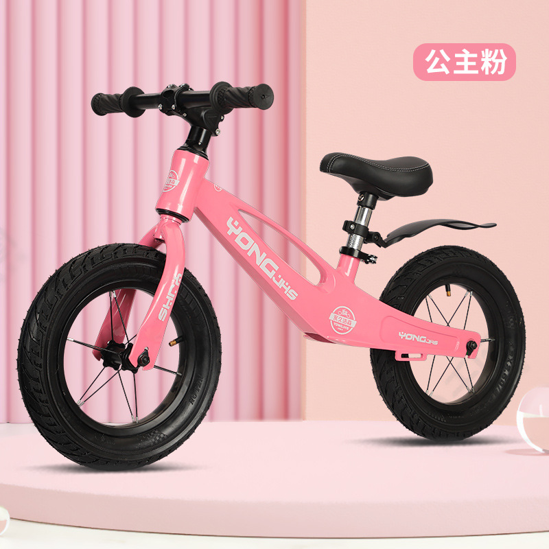 Bicicleta de equilibrio para niños de aleación de magnesio, bicicleta de equilibrio de 12 pulgadas, bicicleta de equilibrio de 14 pulgadas sin pedales, bicicleta de juguete, bicicleta de equilibrio para bebés