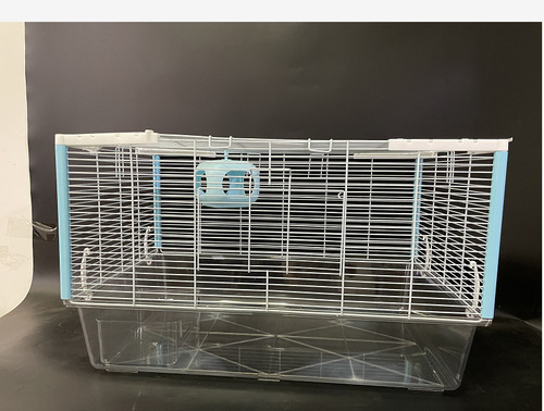 Hamster Golden Bear 70 Transparent Acrylic Bottom Defect Cage Deepened High Transparent Cage Breathable and Comfortable Pet