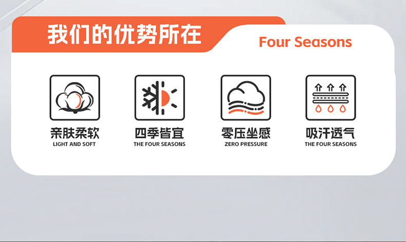 New Car Seat Cushion to Increase Buttocks, Universal Slow Rebound Memory Foam Seat Cover, Latex Seat Cushion for All Seasons