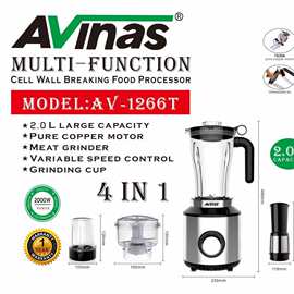 Avinas-1266T EU 4 IN 1 Blender 6PCS/CTN 0.148cbm