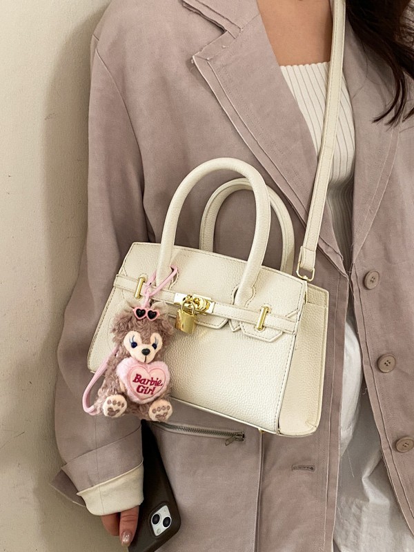 Bolso para mujeres 2026 nuevo estilo de alto nivel lichi estampado bolso de platino portátil de alto nivel de moda versátil bolso de hombro inclinado