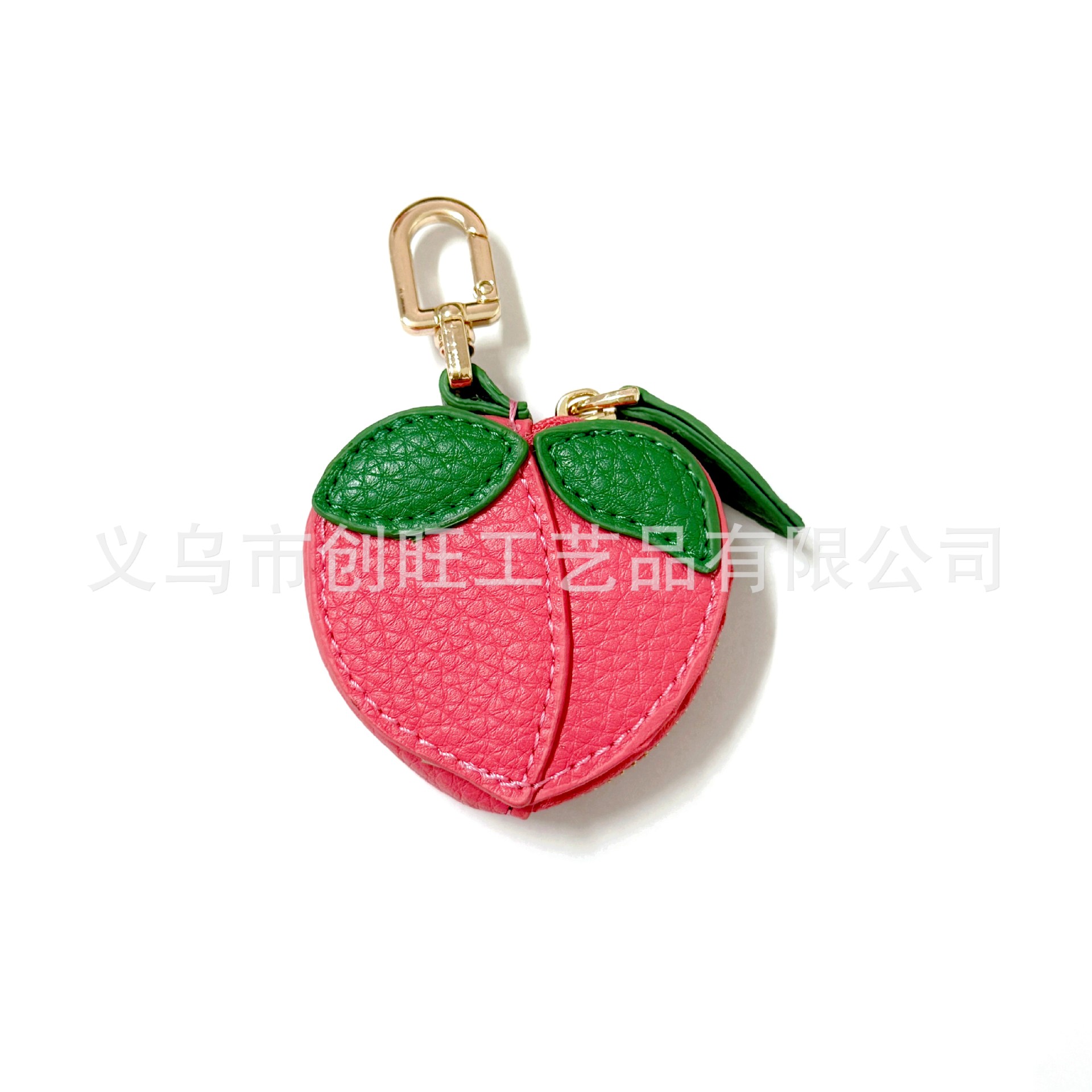 Mini Monedero de Cuero con Diseño de Fruta de Corteza image 14