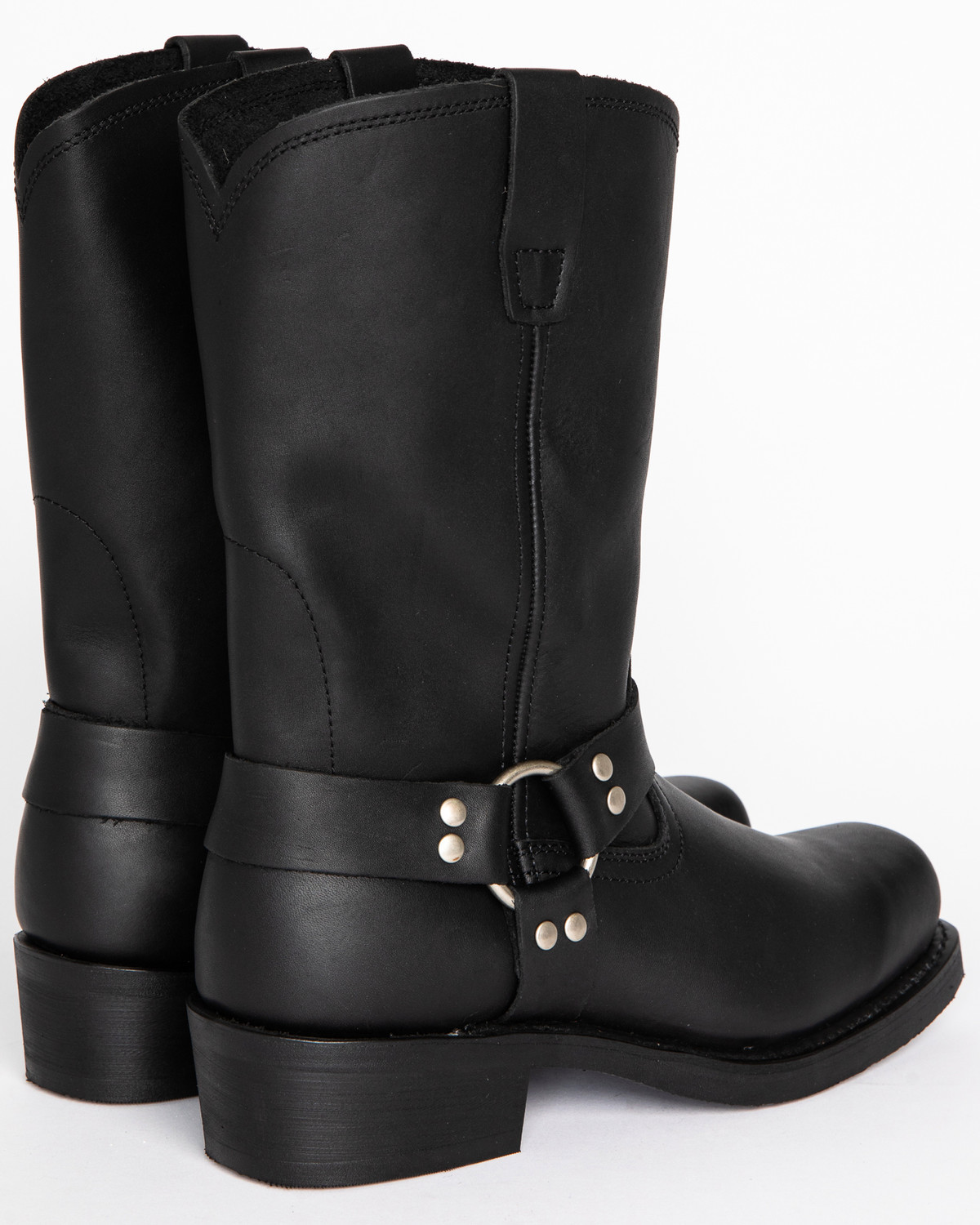 Botas de vaquero con suela de madera hechas a mano Aumento de 4,5 cm Zapatos de hombre Botas de hombre cuadradas_voghion.com