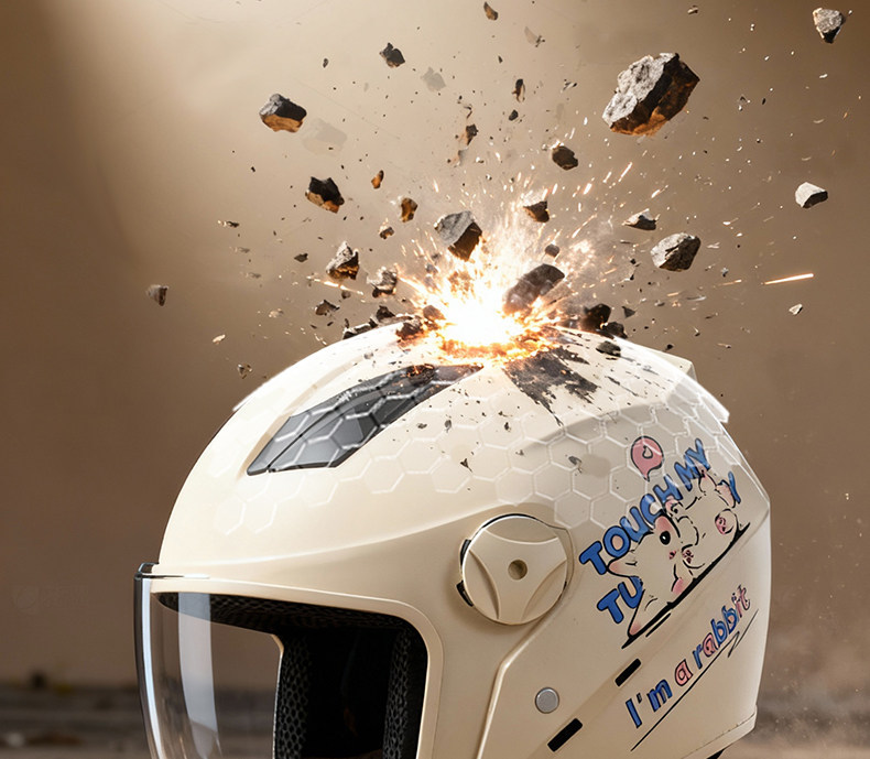 National Standard 3C Certified Electric Vehicle Motorcycle Helmet for Men and Women, All-Season Warm and Sun-Proof Half Helmet and Full Helmet Universal Safety Helmet