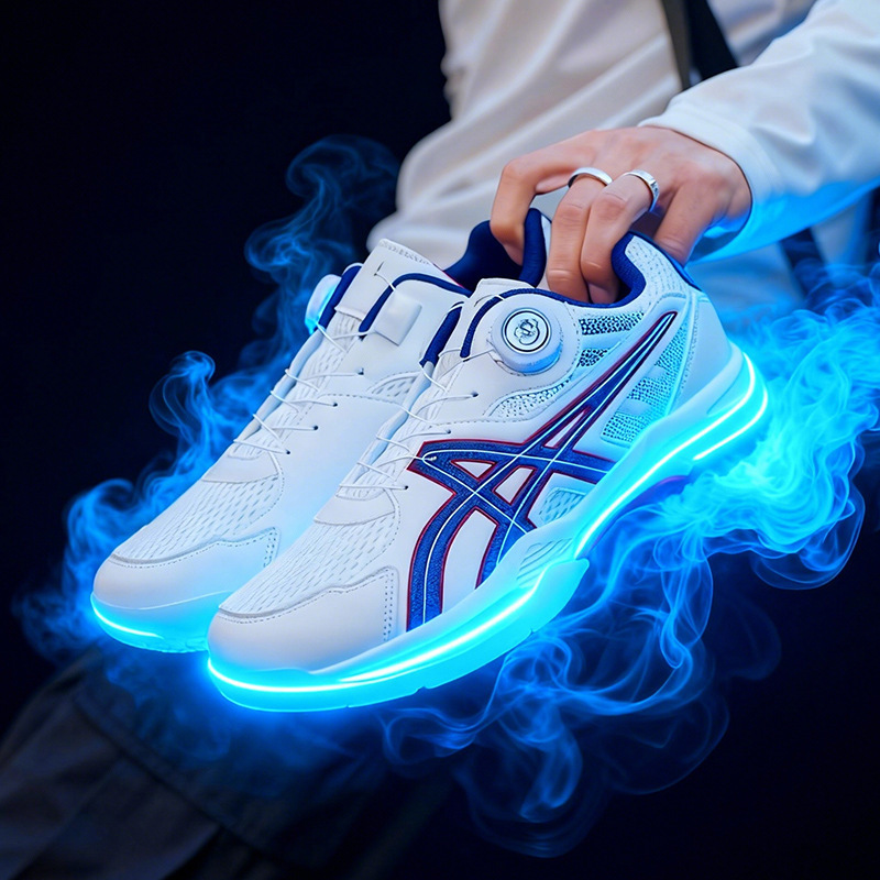 Professional Badminton Sports Shoes for Men, 2026 New Model, Ultra-Lightweight, Shock-Absorbing, Specialized Shoes for Tennis and Volleyball