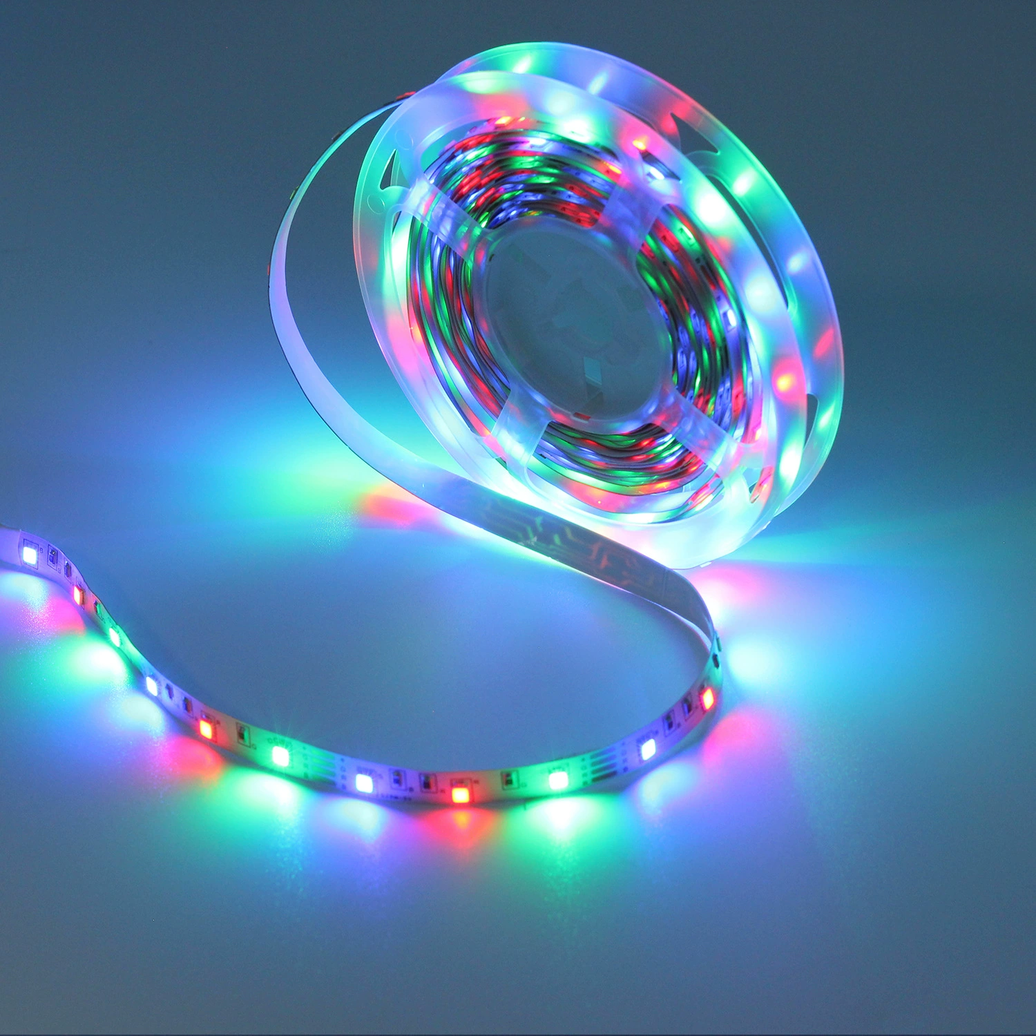 2835 RGB 1 метр 54 светодиода / 60 светодиодов низковольтная 5V водонепроницаемая светодиодная лента цветная лента