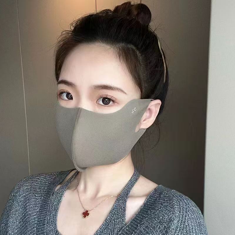 新款冬季双面德绒秋冬保暖口罩女高颜值防风防寒透气防晒时尚简约|undefined