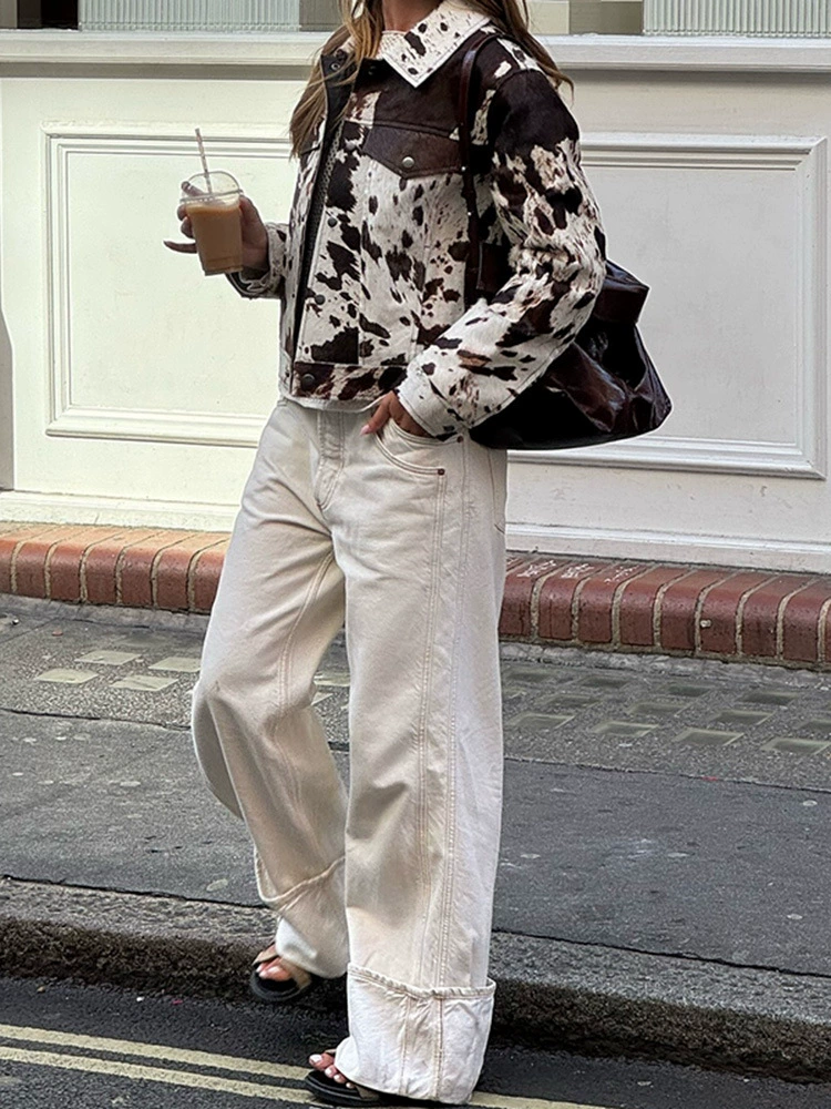 (Cross-border trading), retro short autumn jacket, oversize
