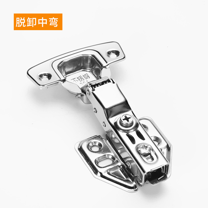 メーカー直供304ステンレス3.0厚油圧ヒンジダンピング緩衝キャビネットキャビネットドアスプリングヒンジ金物|undefined