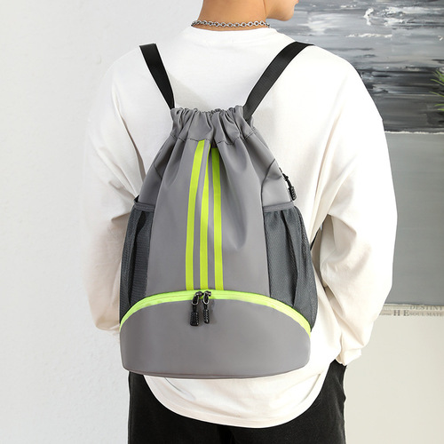 Basketball bag storage bag soccer bag equipment bag drawstring pouch backpack for men basketball bag portable ball bag for students