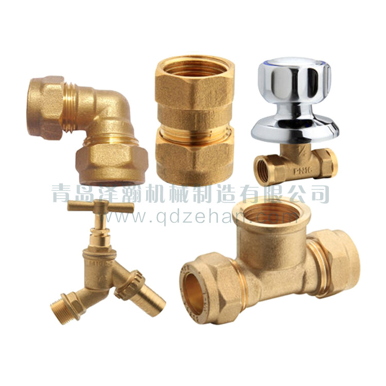 厂家定制暖通供暖黄铜阀门管件 定制加工黄铜阀门零配件