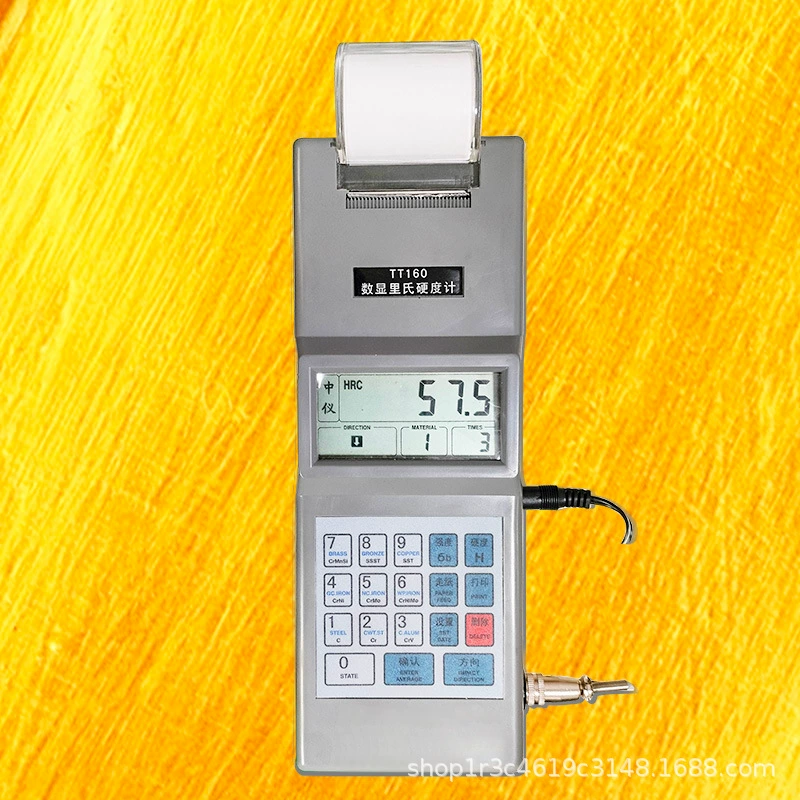 TT160 цифровой дисплей портативный измеритель твердости по шкале Рихтера ручной онлайн для обнаружения твердости различных металлических материалов