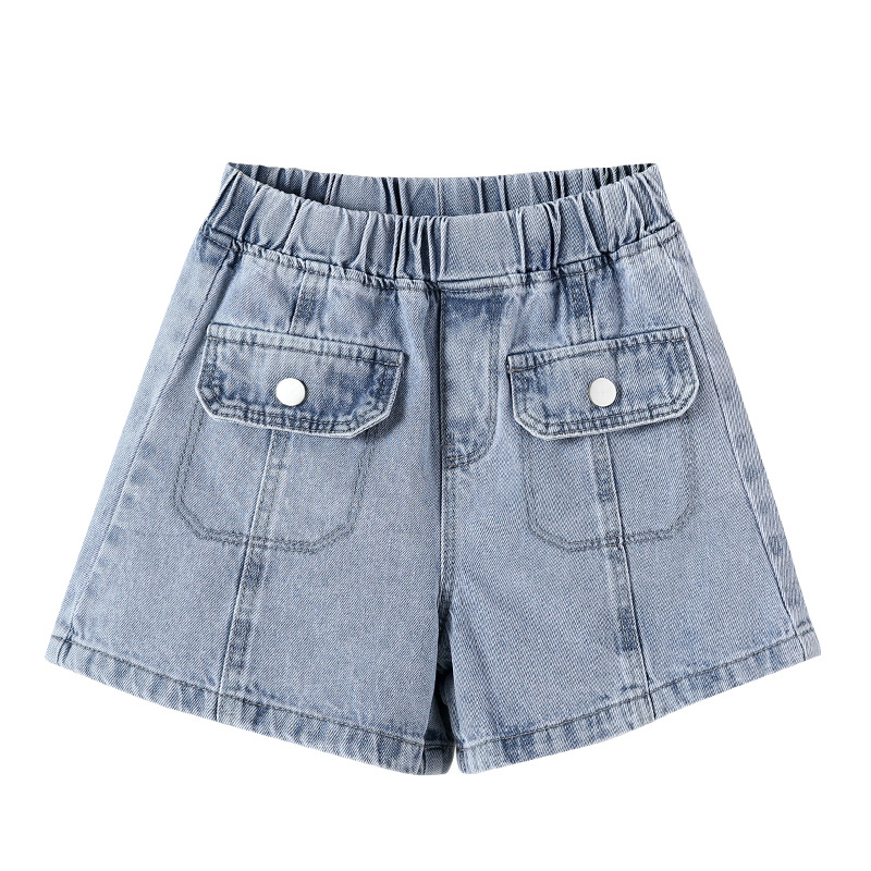 Elmont 2021 New Children's Jeans Summer Girls Denim Shorts Fashion One Piece
