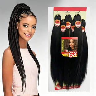 6XEZ Pre-stretched Braiding hair EASY BRAID �͜ؽz26��