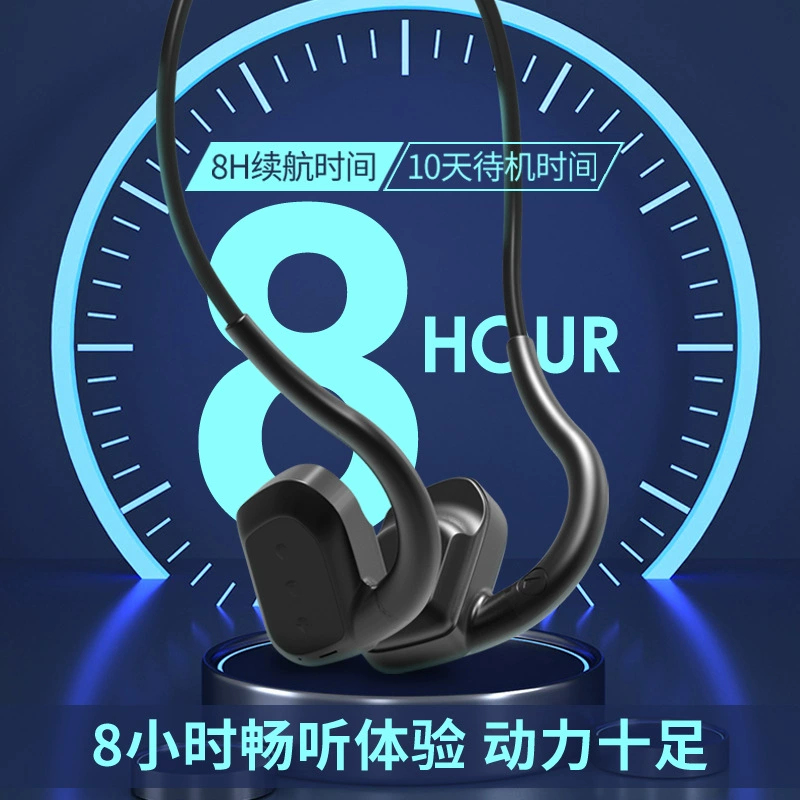 Foreign trade new bone conduction swimming headphones with excellent sleep sound effect portable wireless IPX8 waterproof