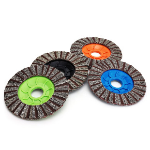 Angle grinder impeller Louvre blade polishing sheet metal polishing sheet marble stone rock plate polishing trimming