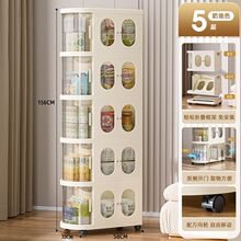 免安装零食收纳柜折叠家用多功能宝宝喂养台用品收纳带轮储物柜子