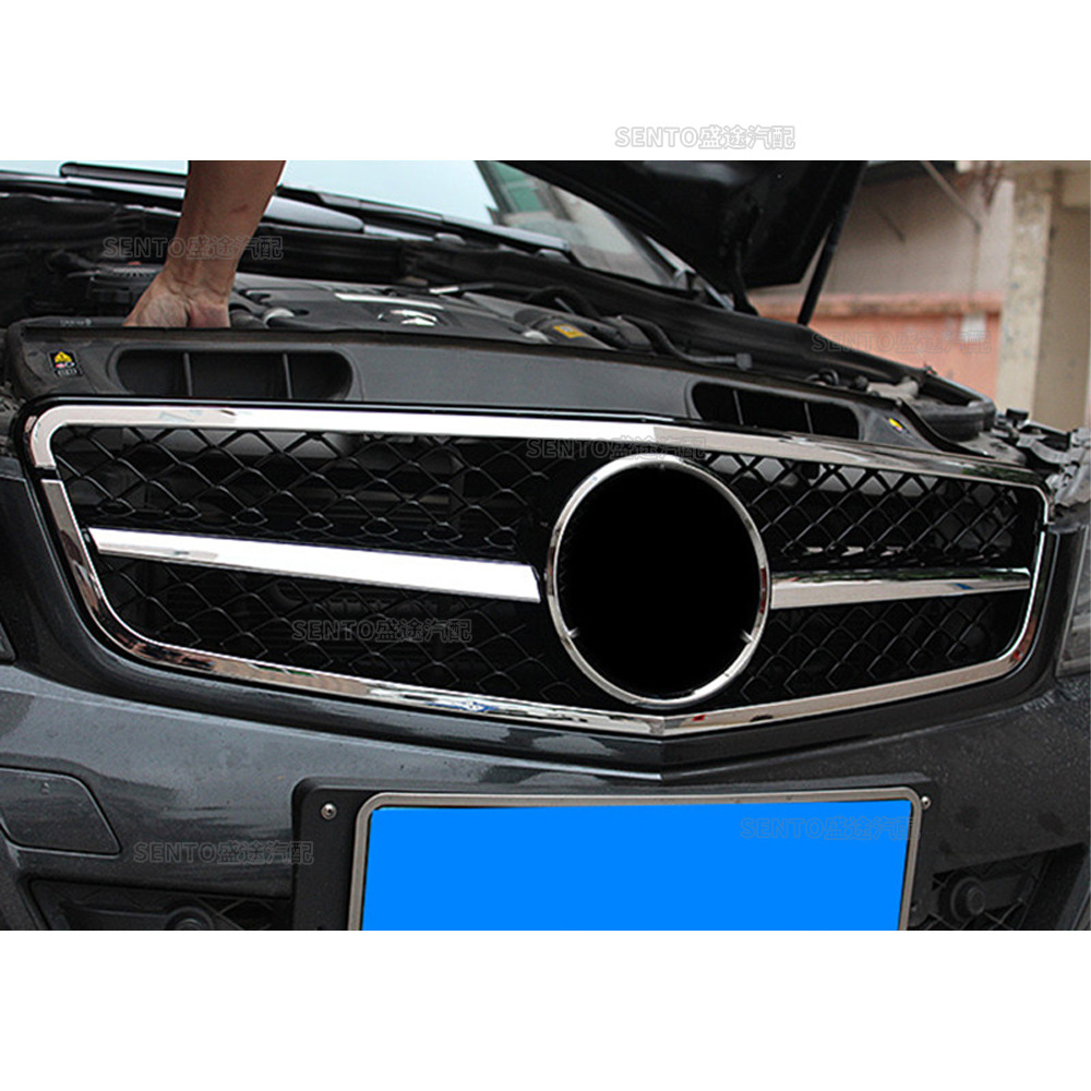 Suitable for 2007-2014 Mercedes-Benz C-Class W204 Modified Amg Grille C180 C200 C250 C300 Front Grille