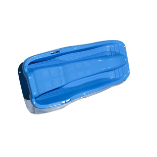 Adult snowboard thickened hardened HDPP material ski boat sand skiing grass veneer with brake safety rope sled