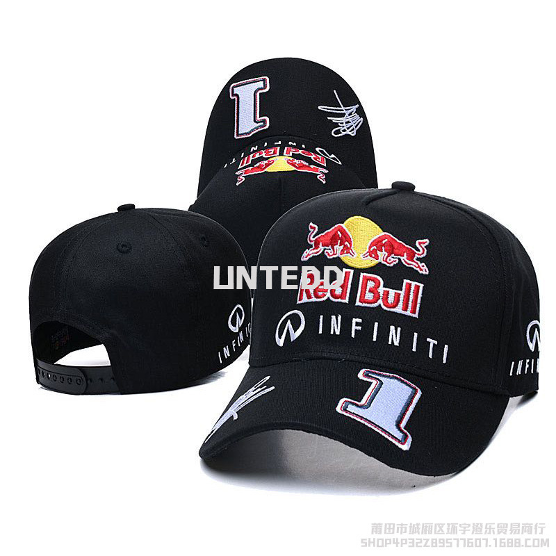 【RedBull红牛帽子网帽】户外鸭舌帽平沿赛车F1机车队运动棒球帽|undefined