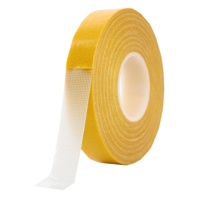 Tela adhesiva de doble cara de alto adhesivo sin costuras costura especial costura de alfombra fácil de rasgar cinta de malla exposición hogar fijo boda