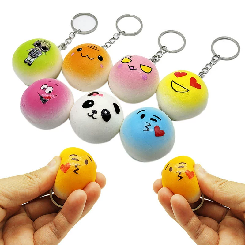 Мини-игрушка-батон из PU медленно возвращает форму