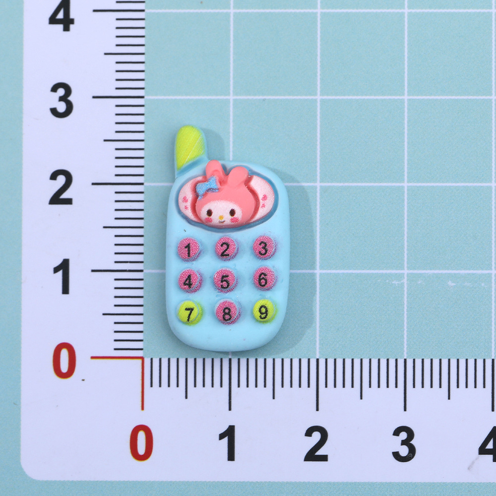 De dibujos animados de color sólido sanliou teléfono móvil DIY accesorios de resina crema pegamento accesorios para el cabello teléfono móvil Shell etiqueta engomada del refrigerador material colgante