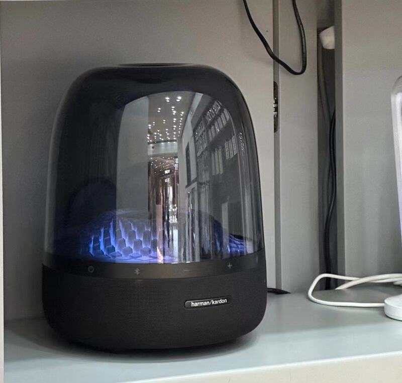 Huaqiangbei サラウンド サウンド 2025 世代トップ マッチング 4 シンプル ガラス スマート スピーカー Harman|undefined
