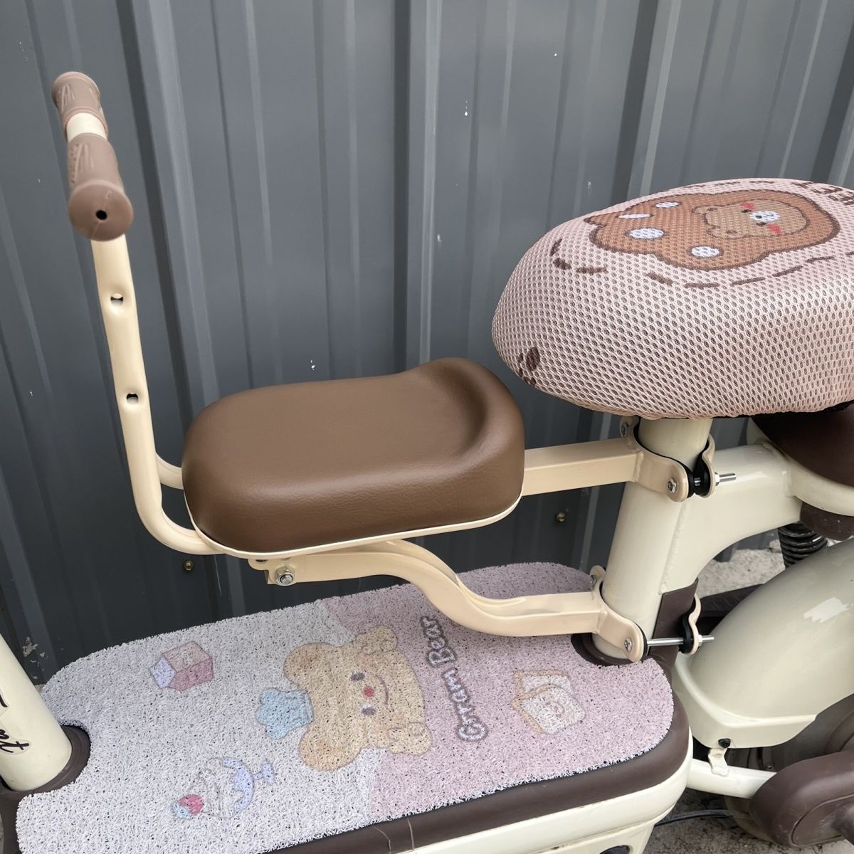 Electric Vehicle Child Seat, Battery Car Baby Front Seat, Electric Car Child Seat, Child Seat for Kids, Simple Child Seat