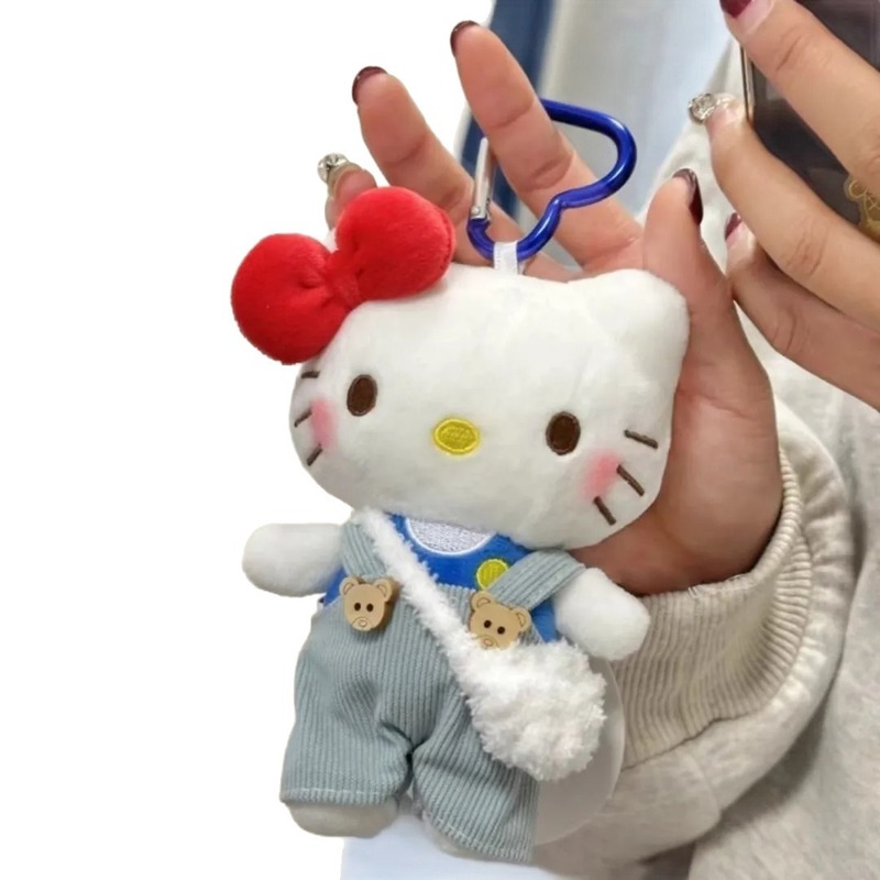 オーバーオールぬいぐるみバッグペンダント新しいイン人形かわいい漫画ぬいぐるみキーホルダーバックパックペンダント|undefined