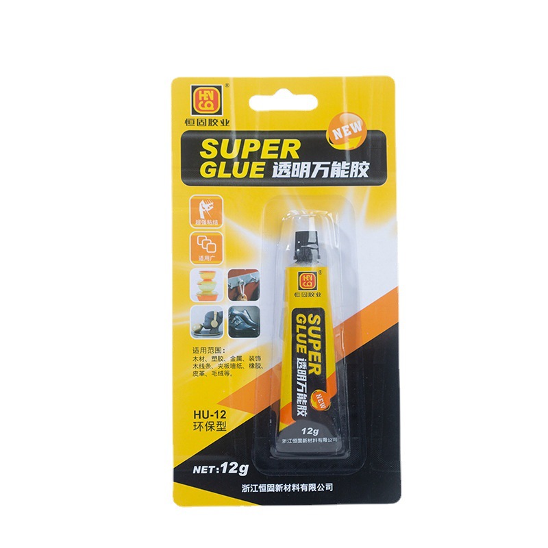 透明强力万能胶 木材陶瓷五金皮革修补胶 常温快速凝胶瞬间强力胶