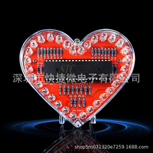 51��Ƭ�C�����׼�LED������ˮ��DIY����ɢ���߲��Ź���Ӻ��Ӿ���