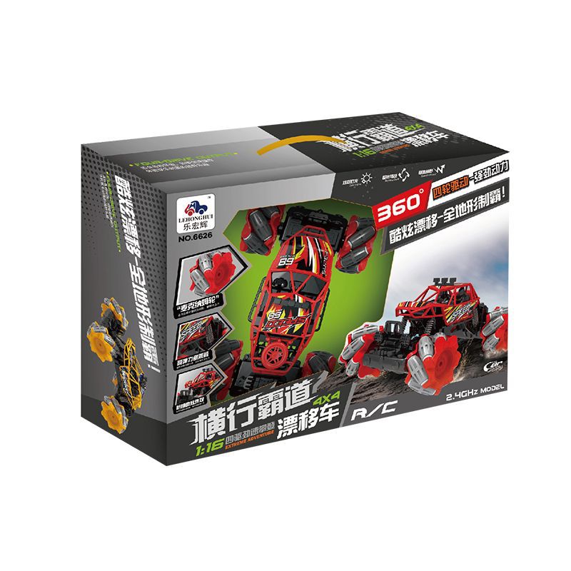 Vehículo todoterreno de control remoto para niños de alta velocidad cuatro ruedas carro de escalada cargador con luces coche de control remoto juguete coche de control remoto para niños