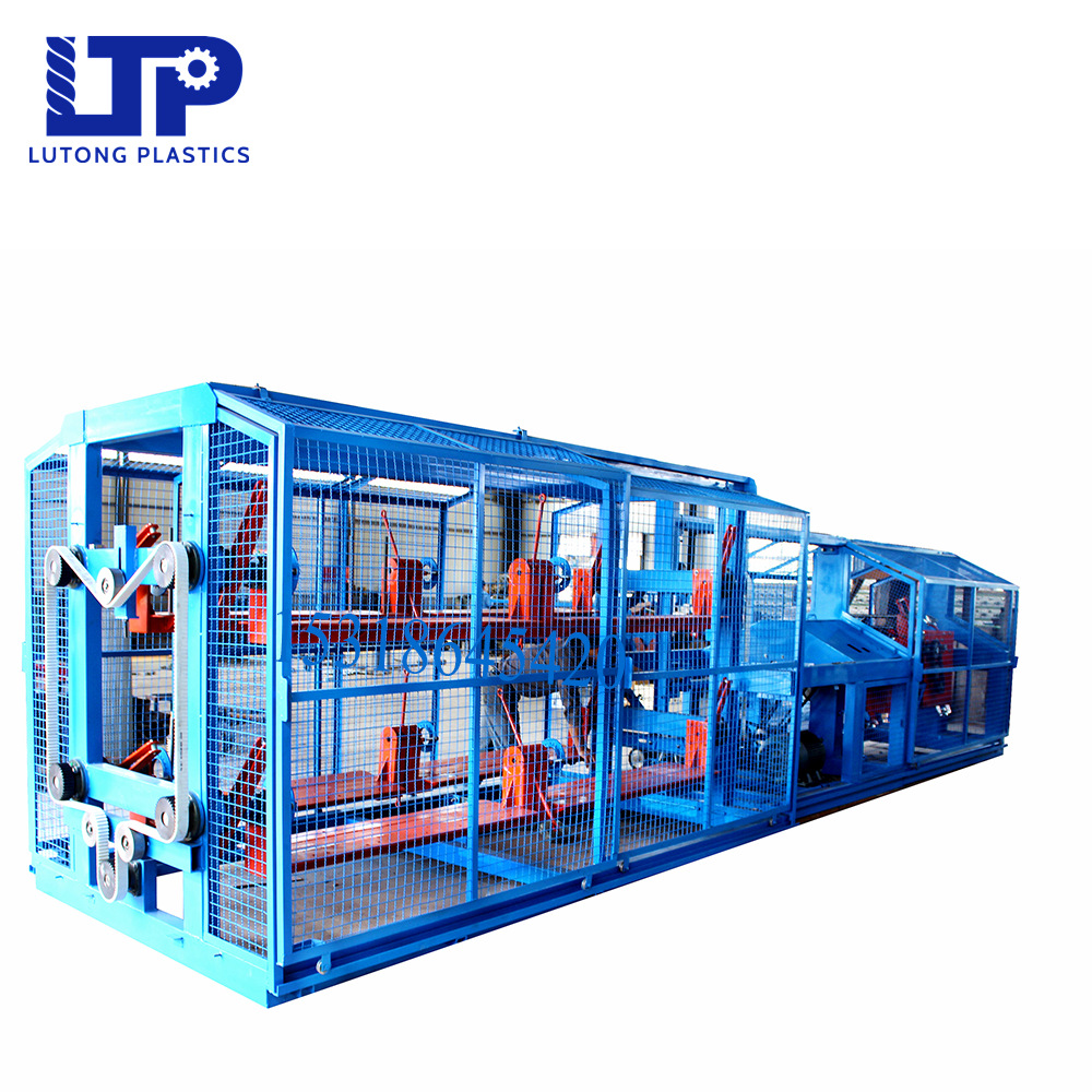 PP扁丝三股花股绳合绳机 单丝明股圆丝绳制绳机