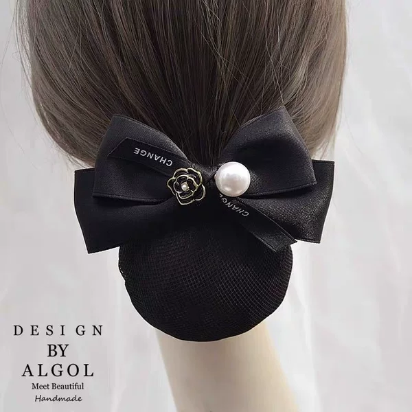 Nurse Head Flower Stewardess Professional Hair Net Work Waiter Hair Net Bag