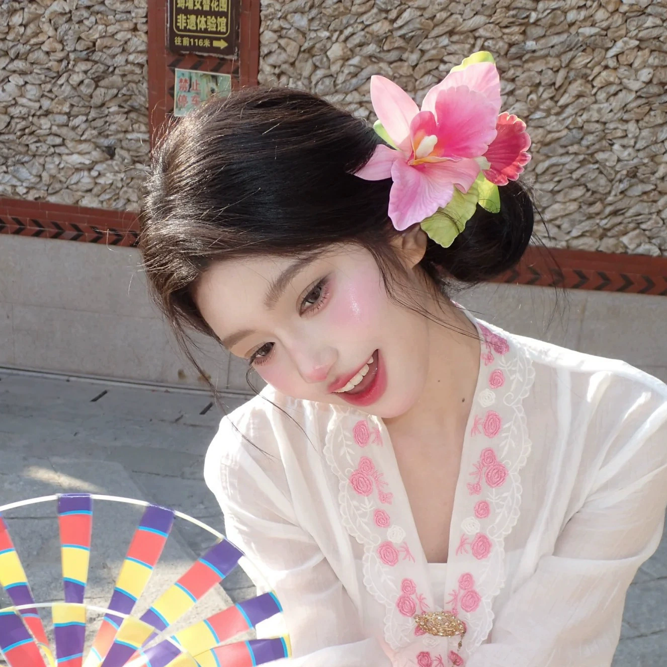 Чистое желание, супер фея, пасторальный стиль, свежие и сладкие цветы, боковые зажимы, нишевые универсальные повседневные аксессуары для заколок для фото для женщин