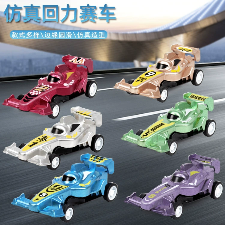 Оптовая детская имитация гальванического покрытия небольшие уравнения автомобильные игрушки украшения подарки обратно, чтобы заставить киоски по продаже автомобильной еды