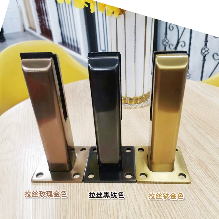 В наличии ножки для стеклянных зажимов из нержавеющей стали неперфорированный зажим для бассейна фиксированный зажим лестница балкон перила стеклянная основа