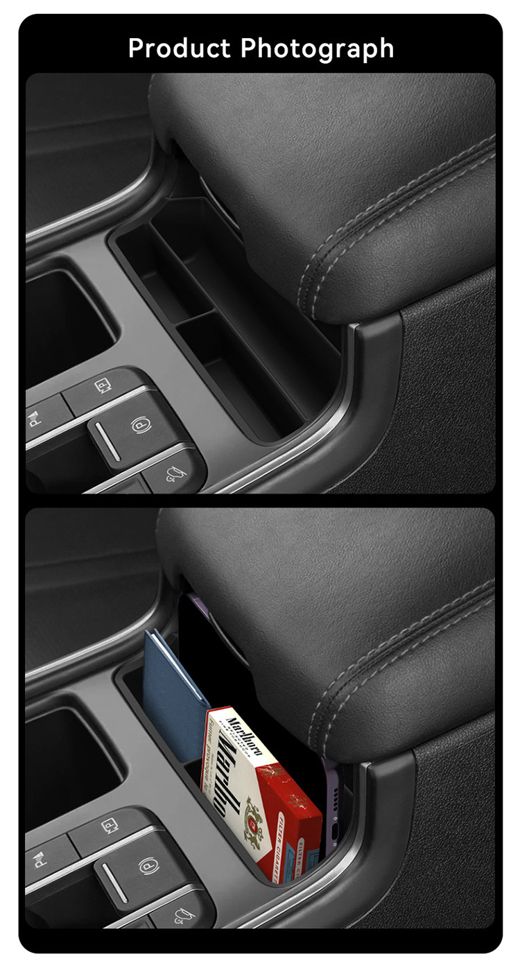 Suitable for 21-25 Sorento Central Control Armrest Box Front Storage Box Automotive Supplies Modification Accessories